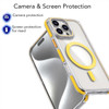 Clarity Collection MagSafe Case with Camera Ring Stand for iPhone 16 Pro Max - Yellow