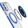 Clarity Collection MagSafe Case with Camera Ring Stand for iPhone 16 - Blue