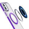 Clarity Collection MagSafe Case with Camera Ring Stand for iPhone 16 - Purple