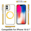 Clarity Collection MagSafe Case with Camera Ring Stand for iPhone 16 - Yellow