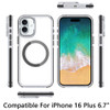 Clarity Collection MagSafe Case with Camera Ring Stand for iPhone 16 Plus - Black