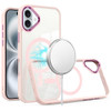 Perfect Crystal Clear MagSafe Case for iPhone 16 - Pink