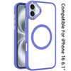 Perfect Crystal Clear MagSafe Case for iPhone 16 - Purple