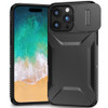 Combat Tough Series Hybrid Case with Camera Lens Cover for iPhone 16 Pro - Black