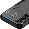 Combat Tough Series Hybrid Case with Camera Lens Cover for iPhone 16 Pro - Black