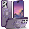 Shade Series MagSafe Case with Kickstand Ring Holder for iPhone 16 Pro Max - Purple