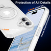 Shade Series MagSafe Case with Kickstand Ring Holder for iPhone 16 - Clear
