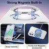 Shade Series MagSafe Case with Kickstand Ring Holder for iPhone 16 - Clear