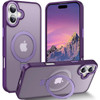 Shade Series MagSafe Case with Kickstand Ring Holder for iPhone 16 - Purple