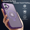 Shade Series MagSafe Case with Kickstand Ring Holder for iPhone 16 - Purple
