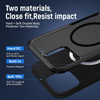 Military Grade TUFF Hybrid Armor Case with MagSafe for iPhone 16 Pro Max - Black