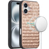 Hump Series MagSafe Case for iPhone 16 - Leopard Rose Gold