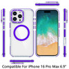 Clarity Collection MagSafe Case for iPhone 16 Pro Max - Purple