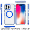 Clarity Collection MagSafe Case for iPhone 16 Pro - Blue