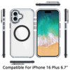 Clarity Collection MagSafe Case for iPhone 16 Plus - Black