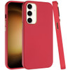 Soft Touch Dual-Layer Hybrid Case for Samsung Galaxy S24 FE - Red