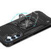 Military Grade Robust Series Hybrid Case with Ring Grip for Samsung Galaxy S24 FE - Black