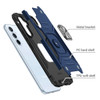 Military Grade Robust Series Hybrid Case with Ring Grip for Samsung Galaxy S24 FE - Blue