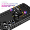 Military Grade Hybrid Case with Ring Grip for Samsung Galaxy S24 FE - Black