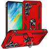 Military Grade Hybrid Case with Ring Grip for Samsung Galaxy S24 FE - Red