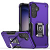 Military Grade Shockproof Hybrid Case with Ring Holder for Samsung Galaxy S24 FE - Purple