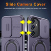 Dual Layer MagSafe Case with Rotating Stand and Privacy Camera Cover for Samsung Galaxy S24 FE - Purple