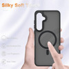 Shade Series Hybrid Case with MagSafe Magnetic Ring for Samsung Galaxy S24 FE - Black