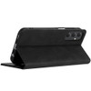 Leather Folio Wallet Case for Samsung Galaxy S24 FE - Black