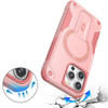 Military Grade HD Armor MagSafe Case with Kickstand for iPhone 16 Pro Max - Pink