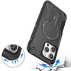 Military Grade HD Armor MagSafe Case with Kickstand for iPhone 16 Pro - Black