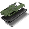 Military Grade HD Armor MagSafe Case with Kickstand for iPhone 16 Pro - Green