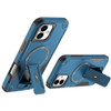 Military Grade HD Armor MagSafe Case with Kickstand for iPhone 16 - Blue