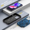 Military Grade HD Armor MagSafe Case with Kickstand for iPhone 16 - Blue