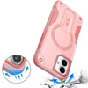 Military Grade HD Armor MagSafe Case with Kickstand for iPhone 16 Plus - Pink