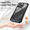 Military Grade Tough Shield Snap-on Transparent Case for iPhone 16 Pro - Black