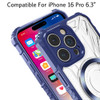 Fusion Evo Transparent MagSafe Case for iPhone 16 Pro - Blue