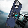 Military Grade Robust Series Hybrid Case with Ring Grip for iPhone 16 Pro Max - Blue