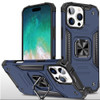 Military Grade Robust Series Hybrid Case with Ring Grip for iPhone 16 Pro - Blue