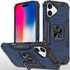 Military Grade Robust Series Hybrid Case with Ring Grip for iPhone 16 - Blue