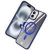 Dazzle Series MagSafe Hybrid Case with Kickstand Ring Holder for iPhone 16 Plus - Blue