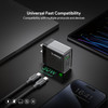 30W USB-C GaN PD 3.0 Power Delivery + 18W Quick Charge 3.0 Fast Wall Charger + USB-C Cable - Black