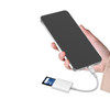 USB-C to SD Card Reader - White