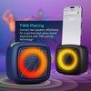 Nautica SP110 Portable Bluetooth Wireless Speaker with Integrated Phone Holder - Black Orange