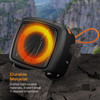 Nautica SP110 Portable Bluetooth Wireless Speaker with Integrated Phone Holder - Black Orange