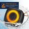 Nautica SP110 Portable Bluetooth Wireless Speaker with Integrated Phone Holder - Black Orange