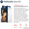Motorola Sound 3C-S USB-C Wired Earbuds with Microphone - White