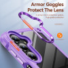 Military Grade Tough Shield Snap-on Transparent Case for Samsung Galaxy A16 5G - Purple