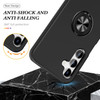 360 Rotating Ring Grip Hybrid Case for Samsung Galaxy A16 5G - Black