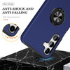 360 Rotating Ring Grip Hybrid Case for Samsung Galaxy A16 5G - Blue