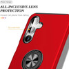 360 Rotating Ring Grip Hybrid Case for Samsung Galaxy A16 5G - Red